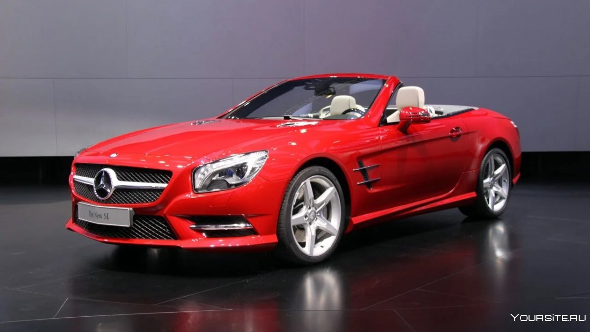 Mercedes-Benz SLS AMG красный