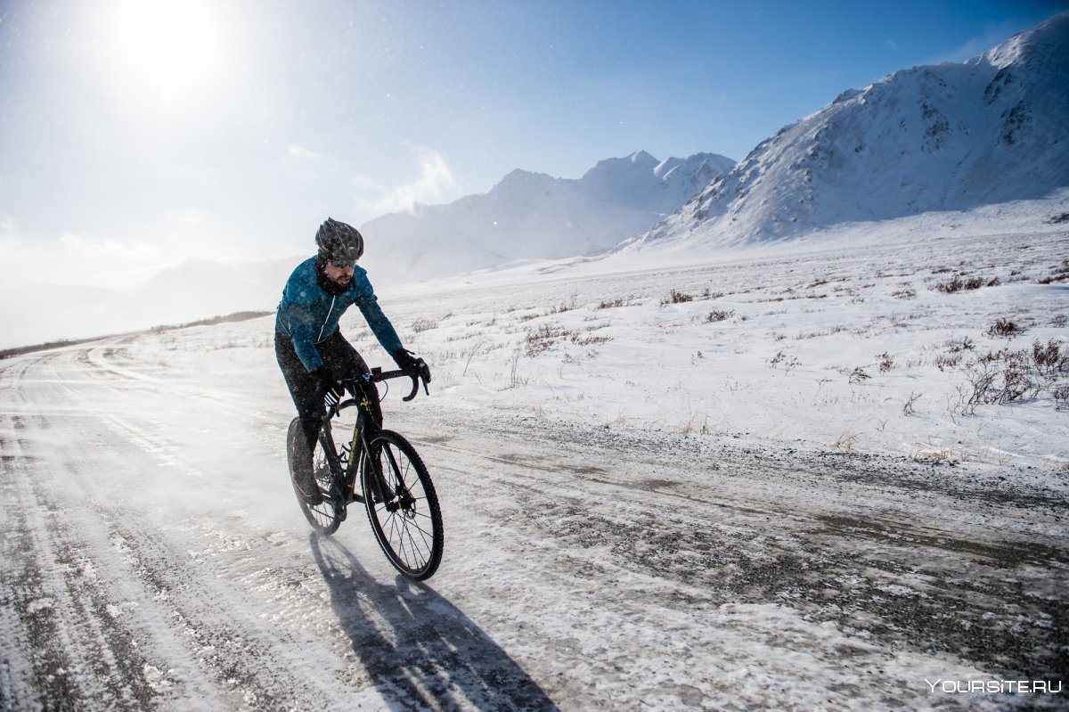 Winter Mountain Cycling