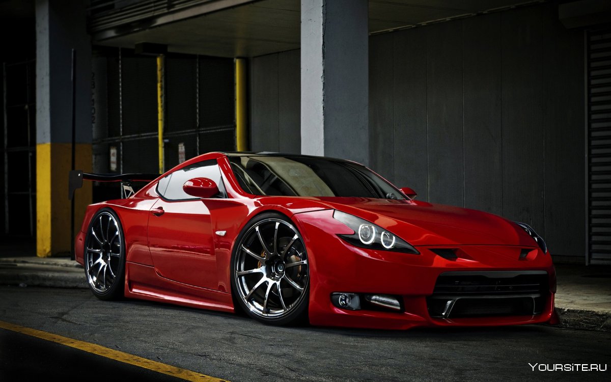 Ниссан 370 z Nismo красный