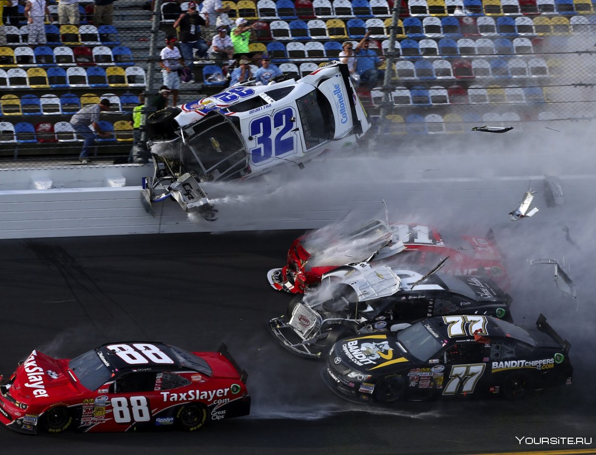 NASCAR crash