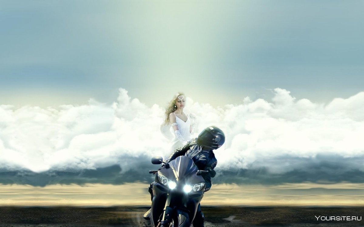 Ангел на мотоцикле