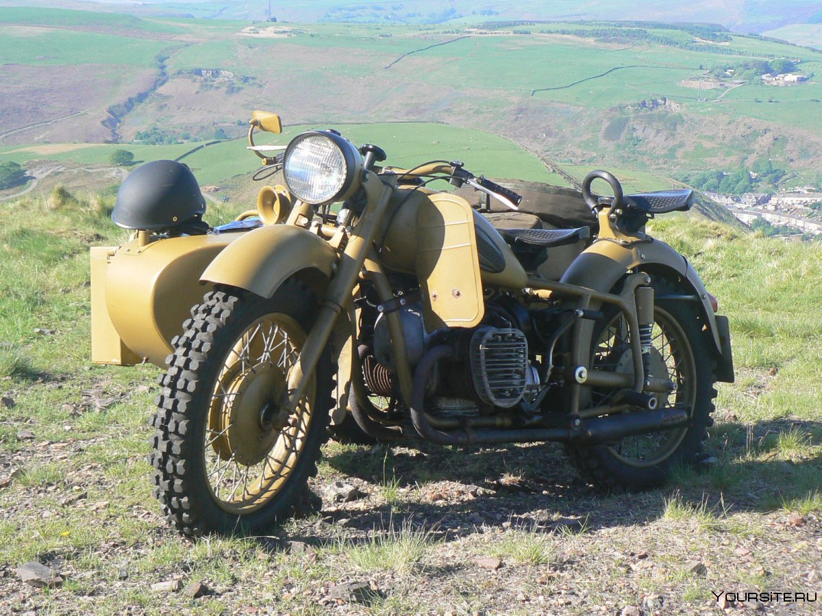 «Днепр-16м» 156-252 - военный мотоцикл «хищник»
