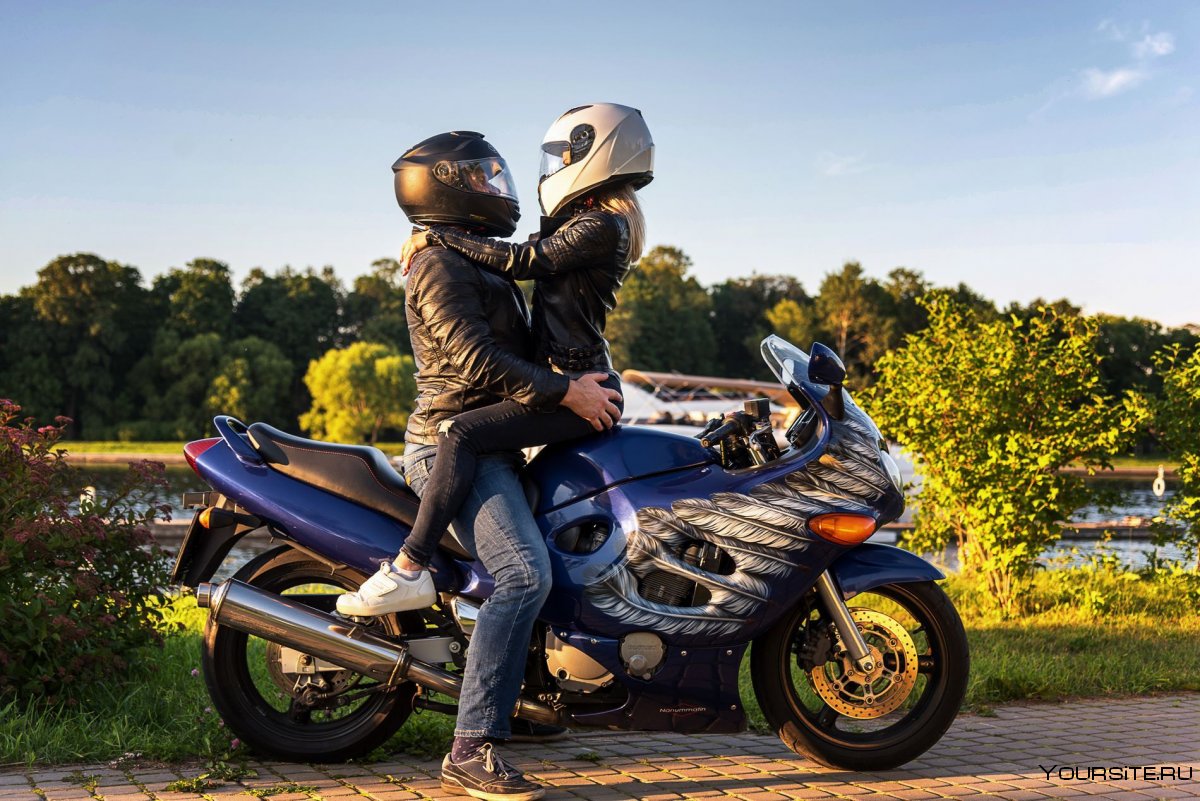 Стант на Suzuki Hayabusa