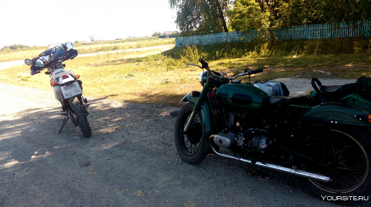 Прокаченный мотоцикл Урал