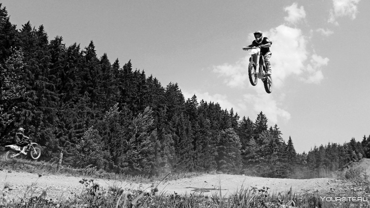 Эндуро чёрно белый