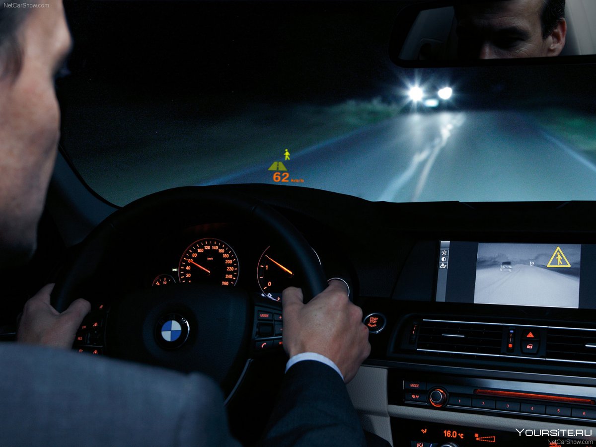 BMW 5 f10 ночное видение