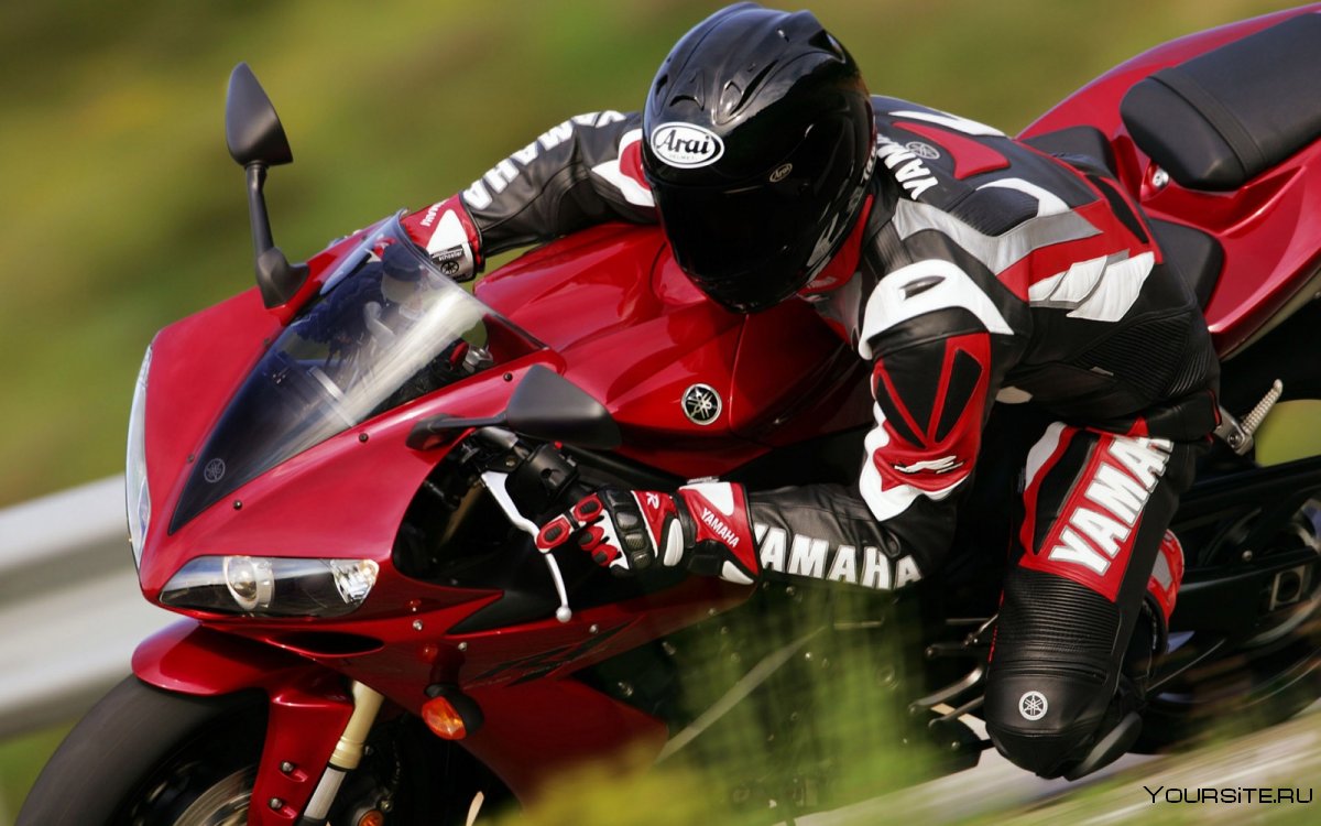 Yamaha спортбайк гонщик
