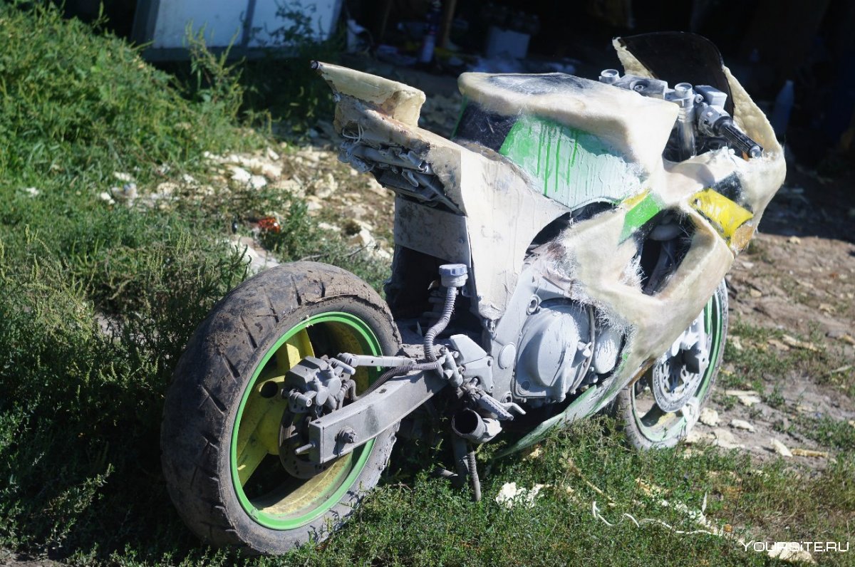 Скутер переделанный под мотоцикл