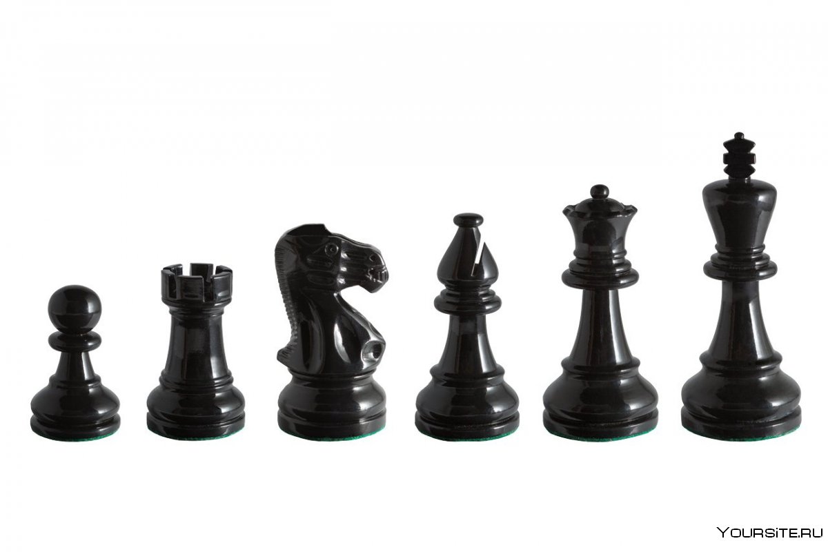 Шахматные фигуры черные