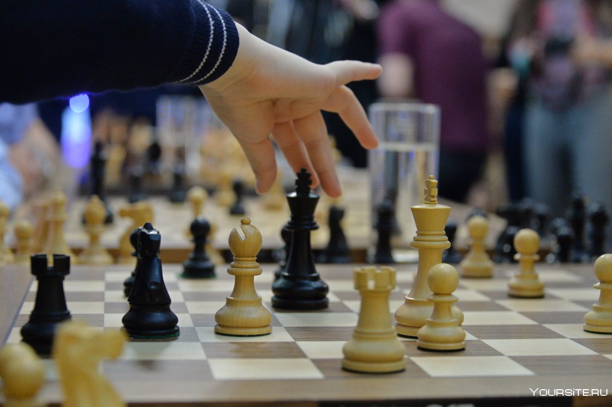 Шахматист Карпов на турнире