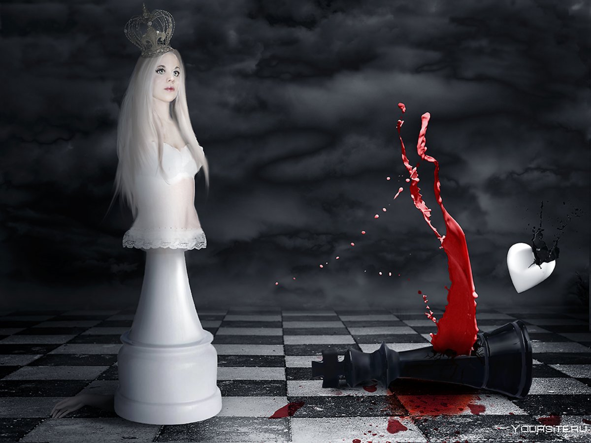 Черная шахматная Королева