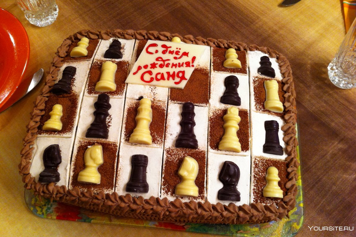 Торт шахматный домашний