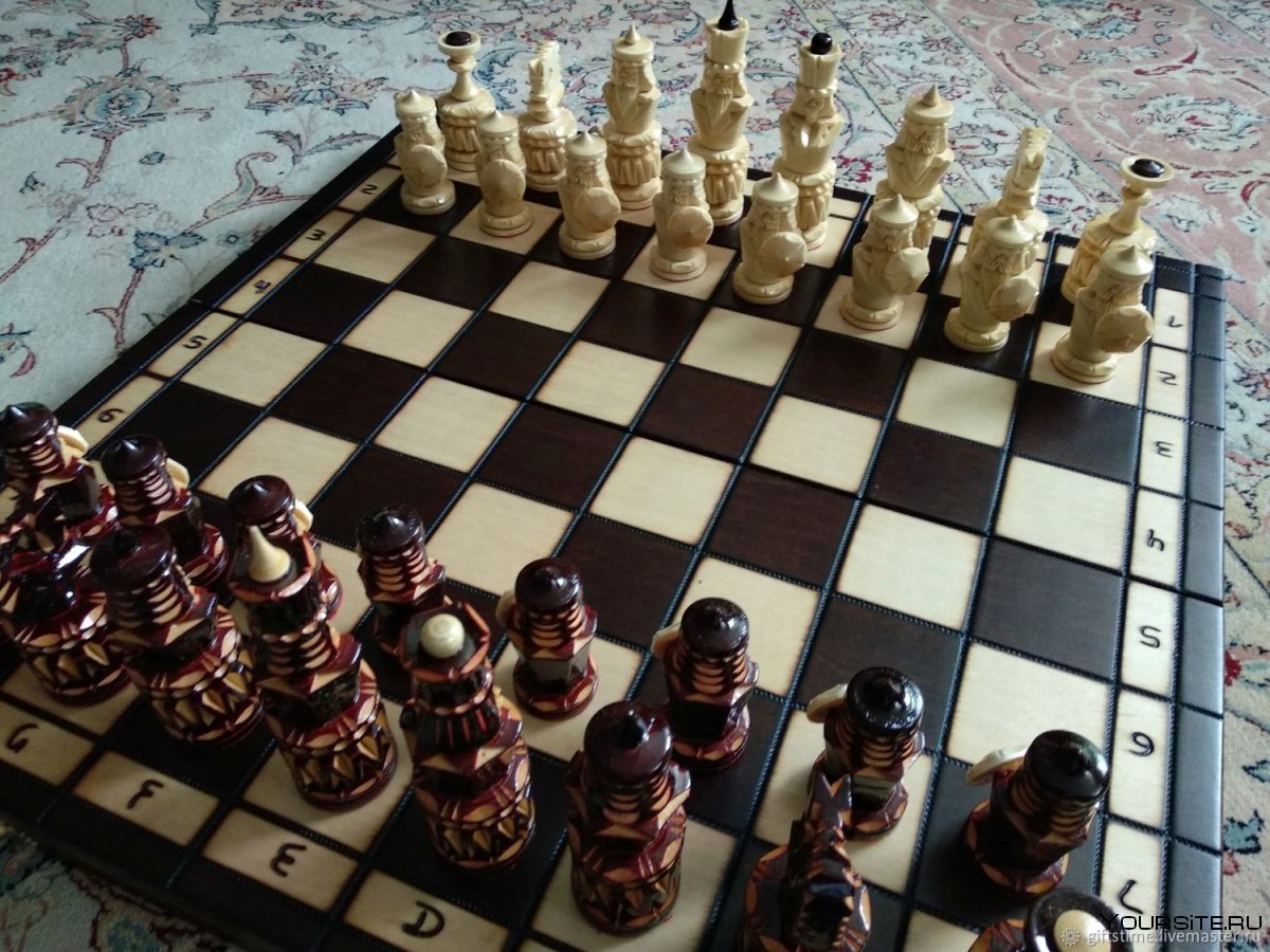 Шахматы Точенка резная