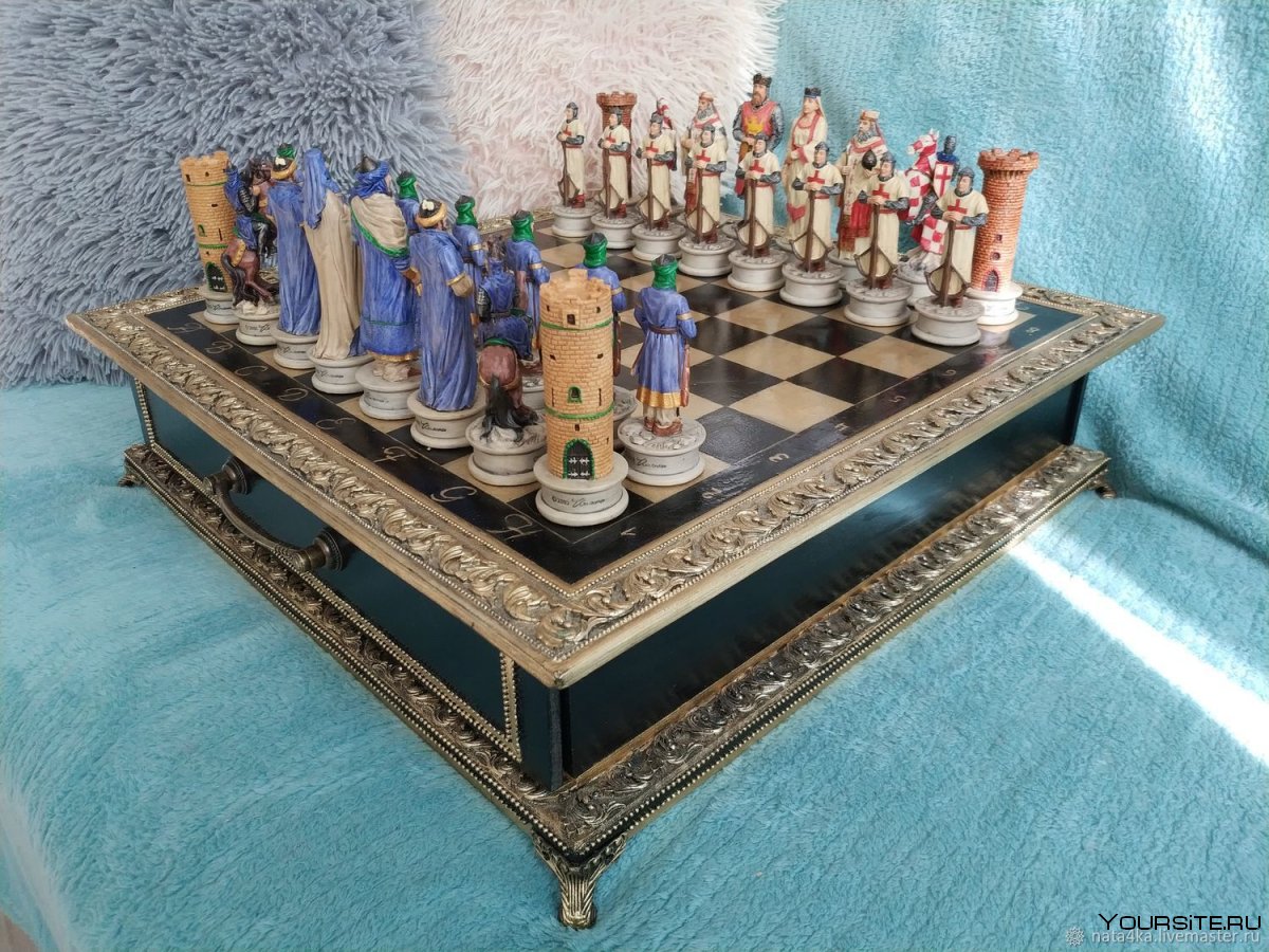 Шахматные фигуры керамические