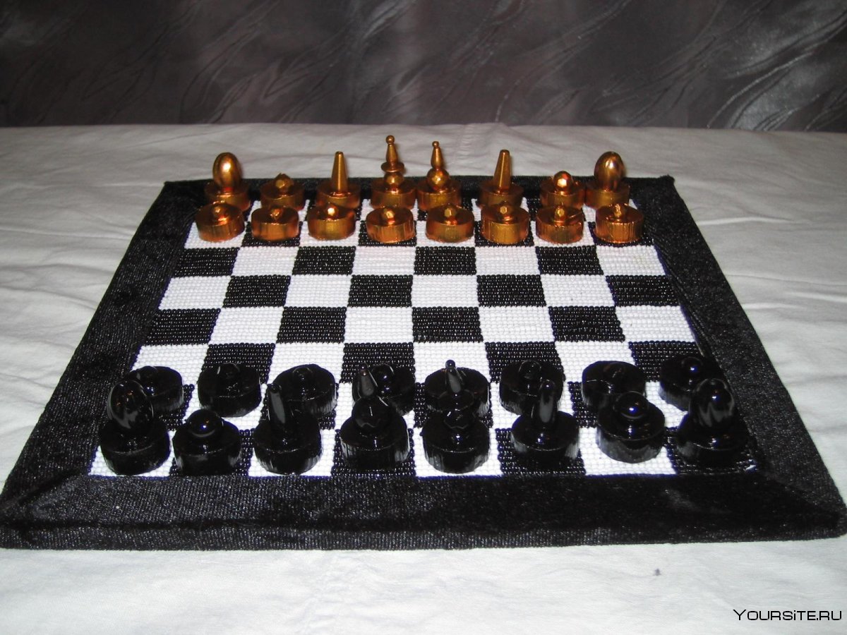 Шахматы из бисера мастер класс