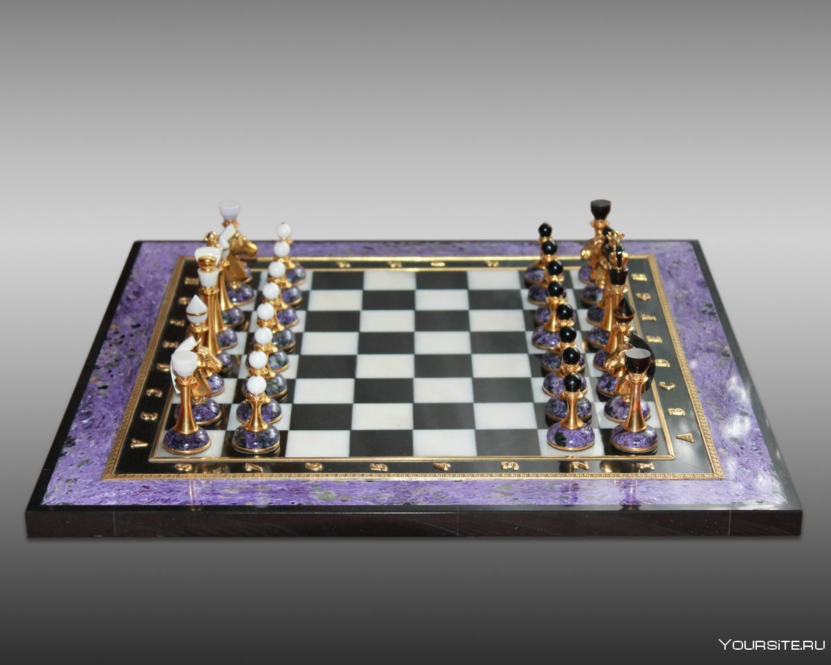 Шахматы Leandro мраморные