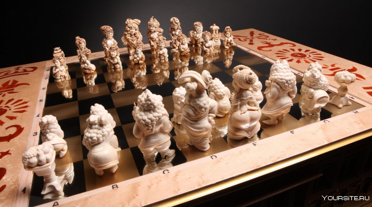 Древние индийские шахматы чатуранга