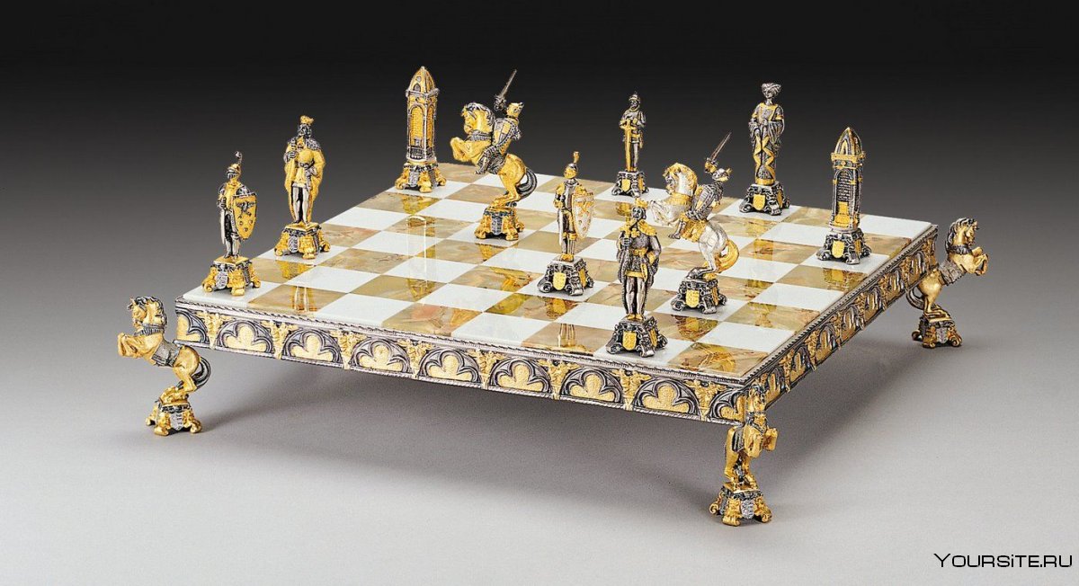 Средневековый Венецианский комплект шахмат