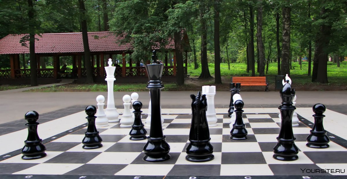 Парк Царицыно шахматный городок
