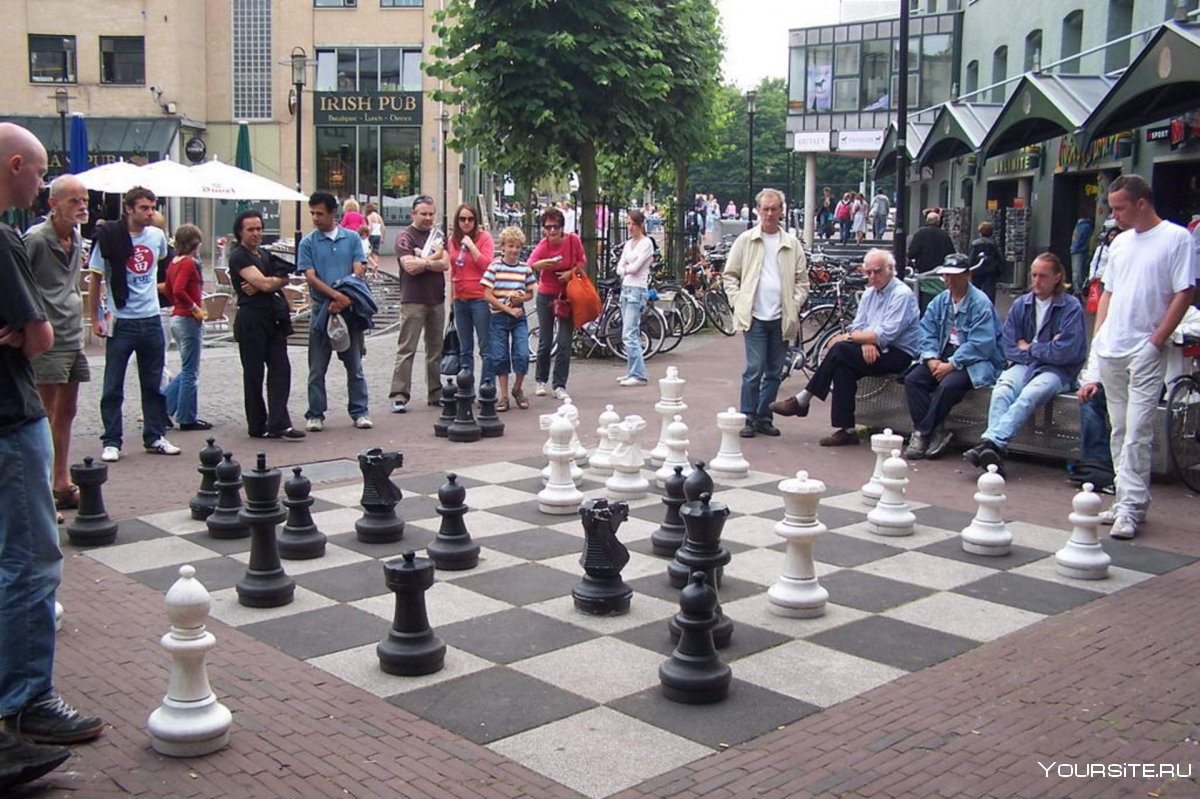 Шахматы на улице