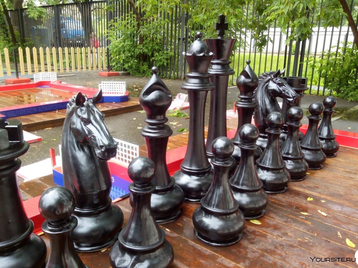 Гигантская Садовая шахматная фигура