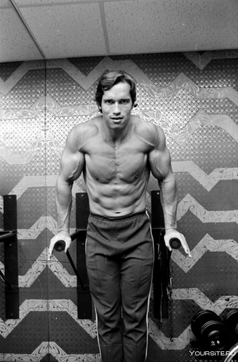 Арнольд двойной бицепс сзади