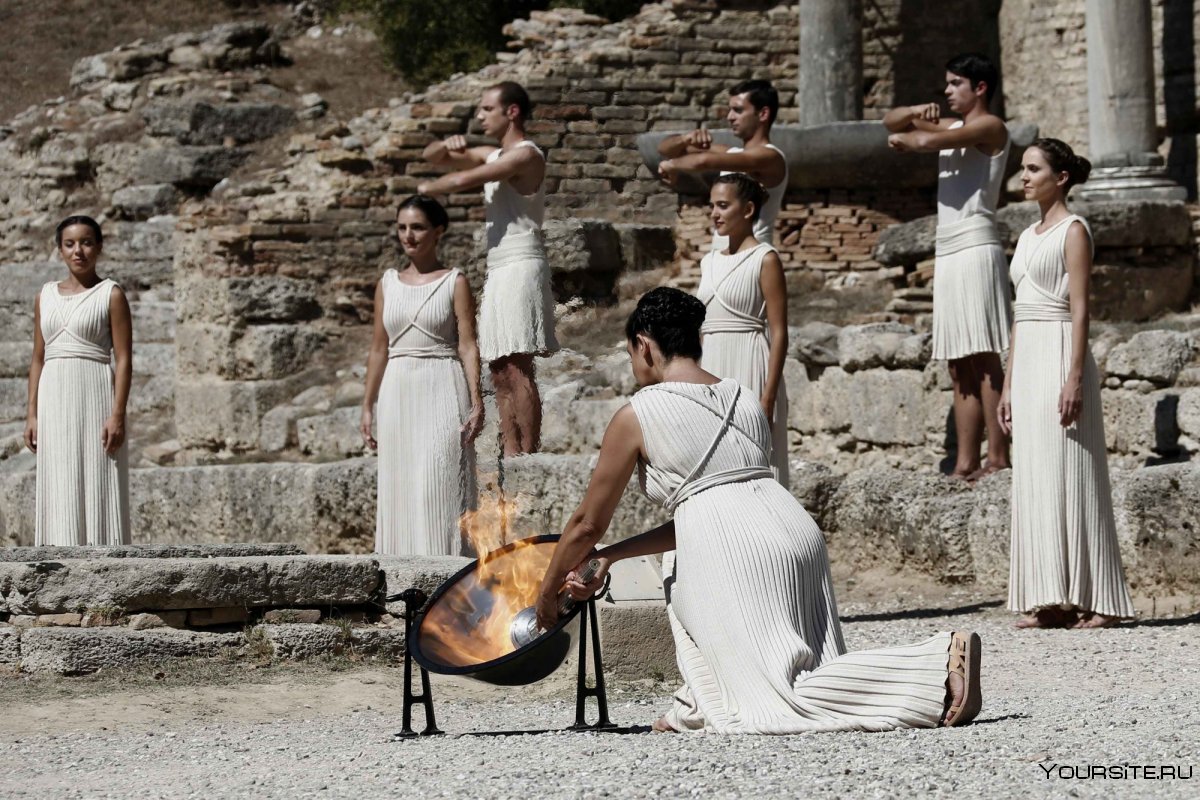 Древняя Греция Олимпийский огонь в древности