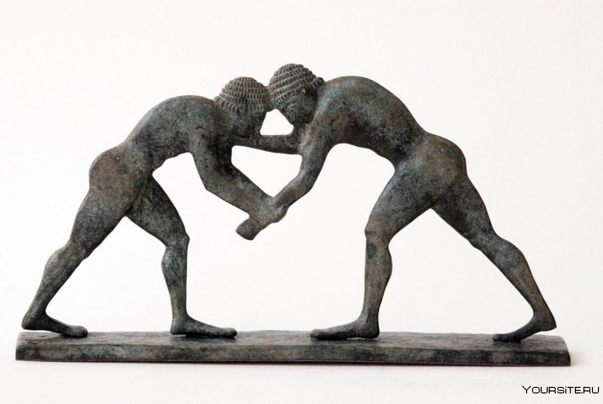 Борцы скульптура древней Греции