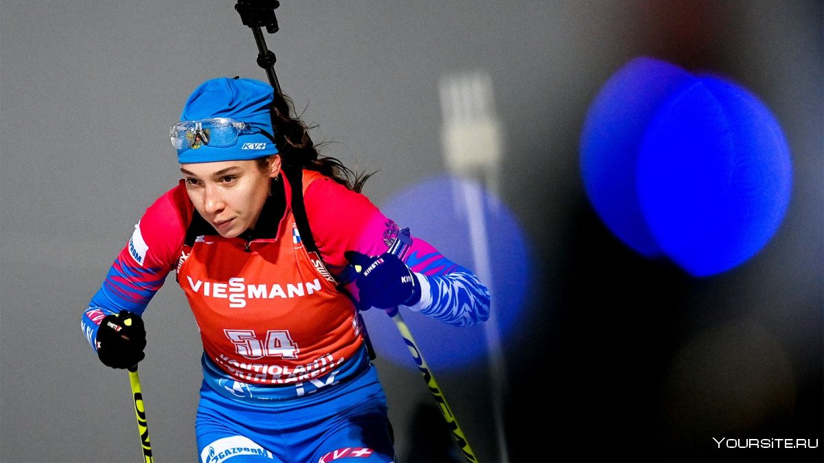 Гореева Анастасия в гонке