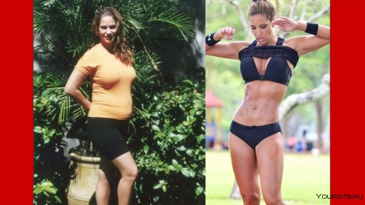 Фигура до и после занятий бегом