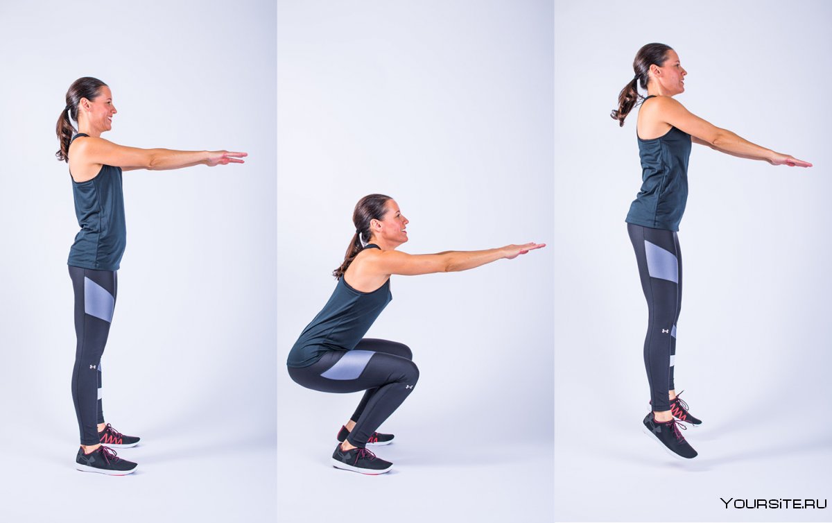 Приседания целевые мышцы