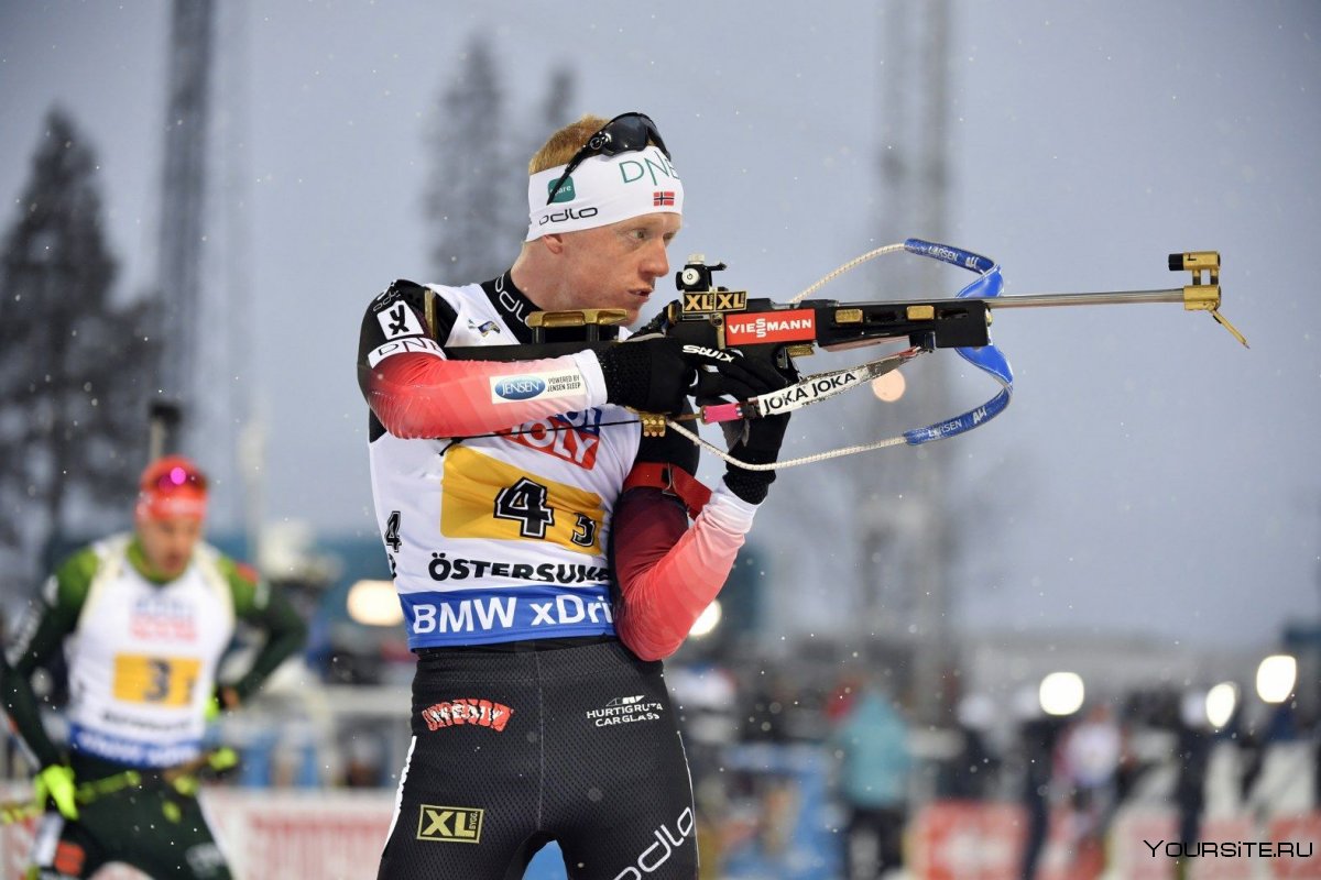 Биатлонист Норвегии Йоханнес бе