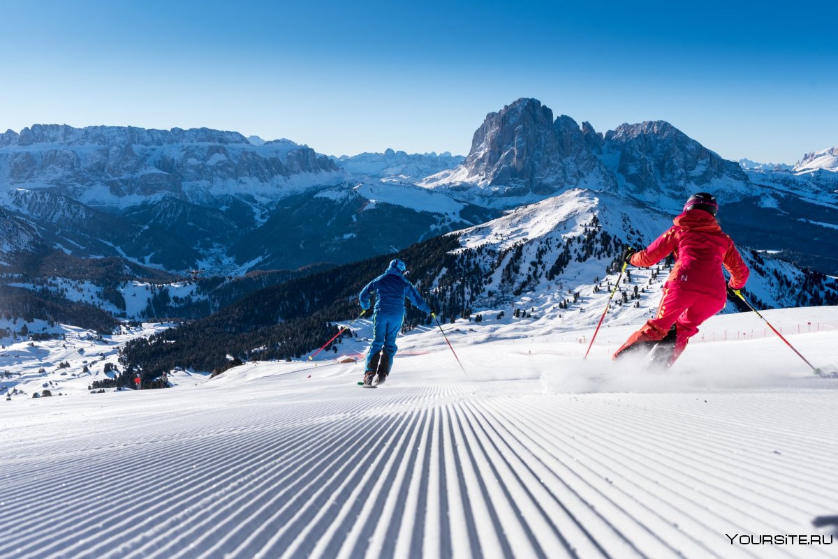 Валь Гардена горнолыжный курорт в Италии