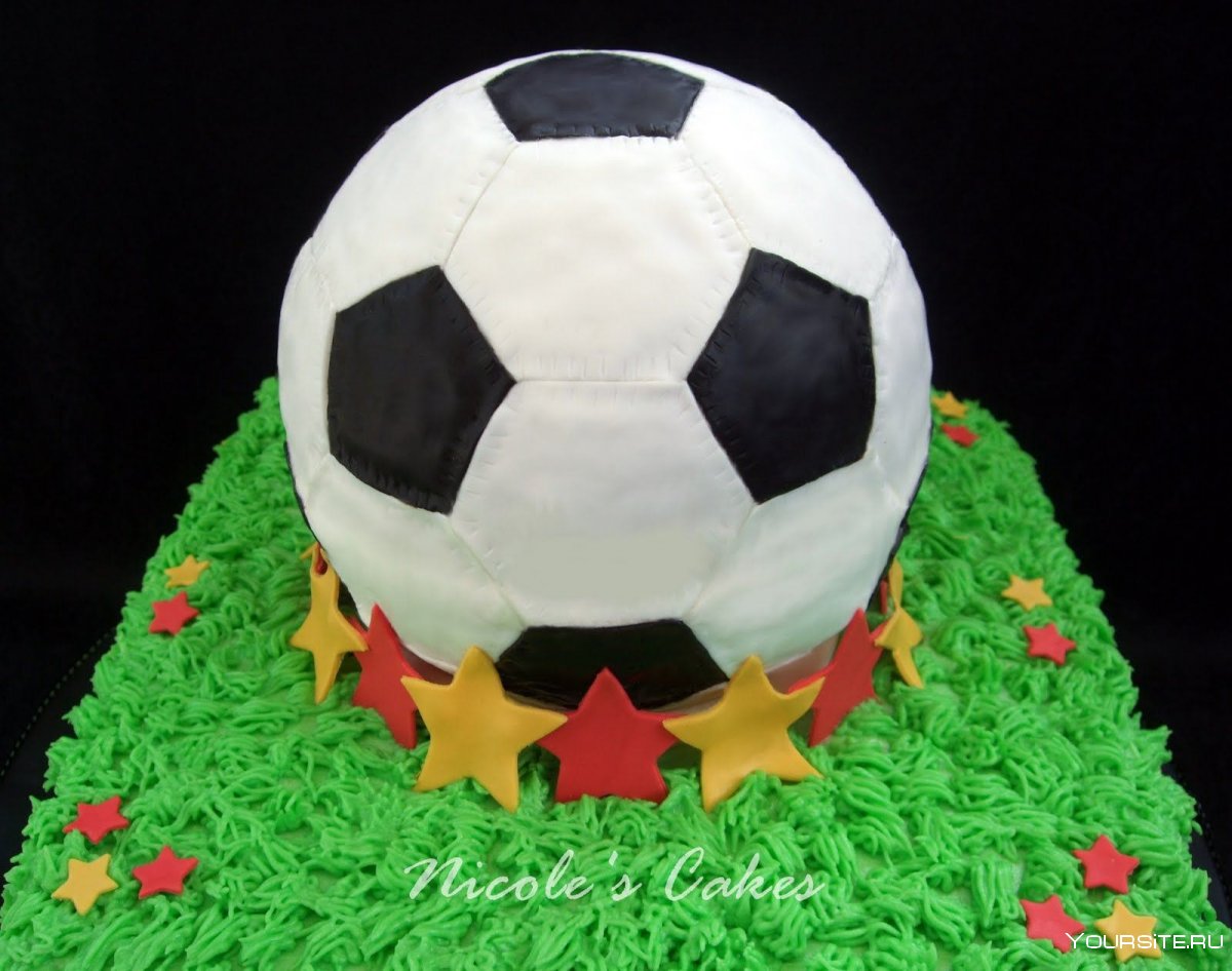 Торт мяч футбольный мастер класс