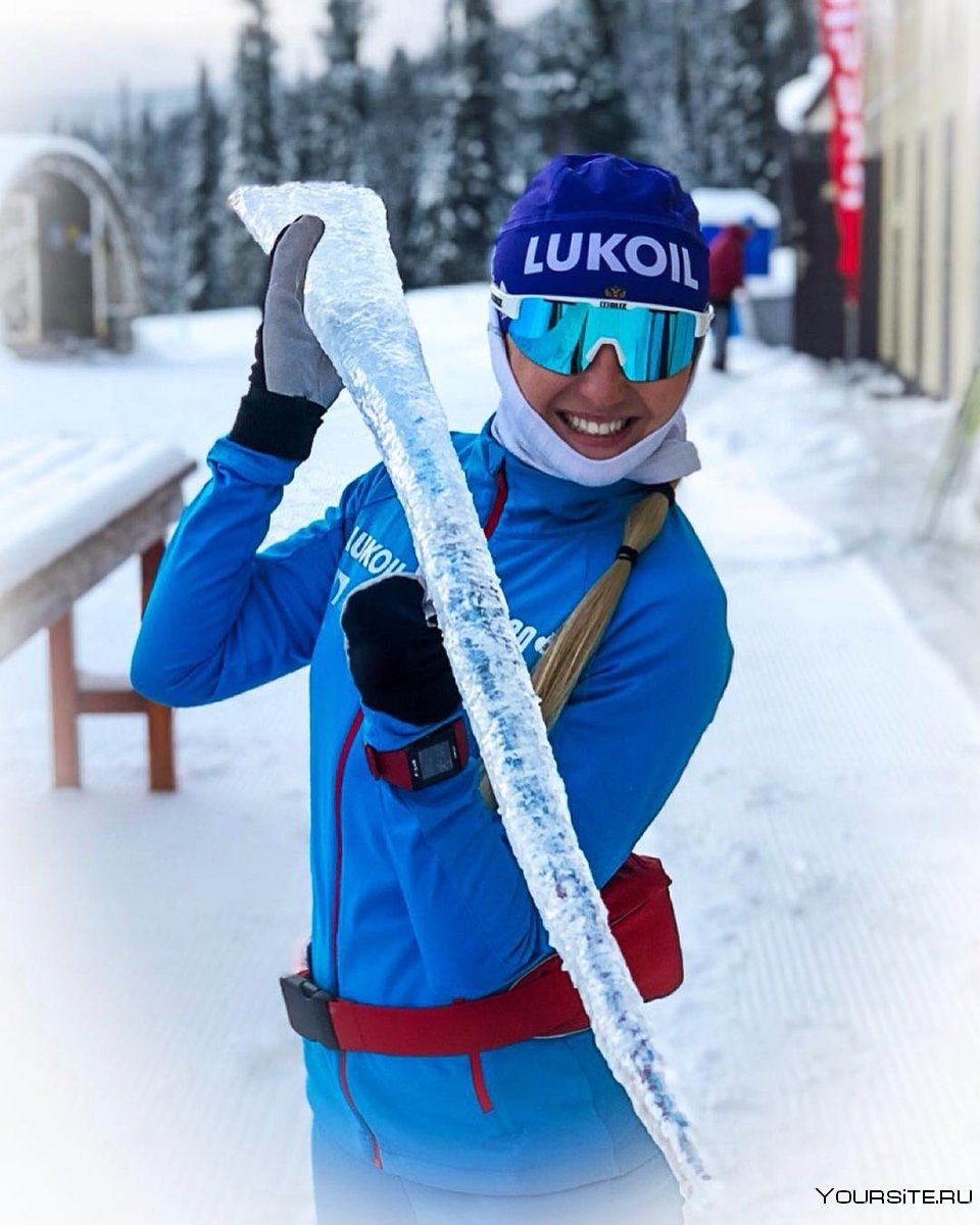 Анна Нечаевская лыжница