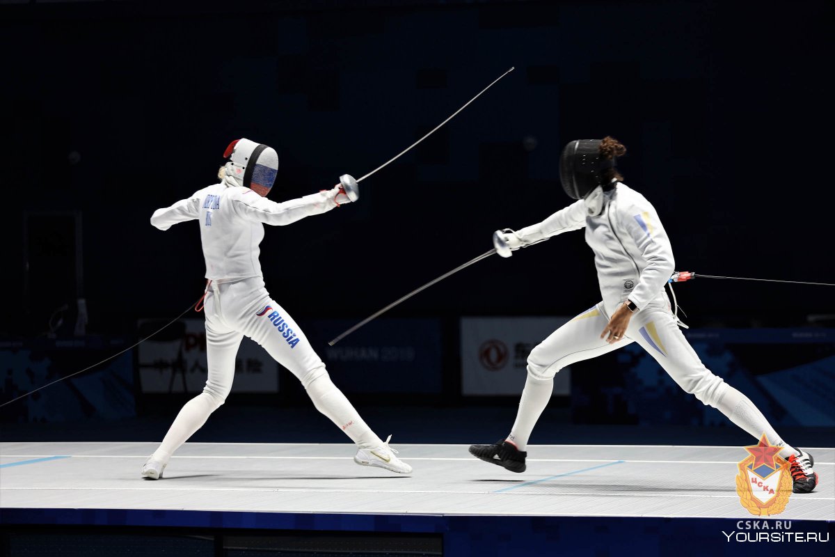 Виды фехтования на Олимпиаде шпага