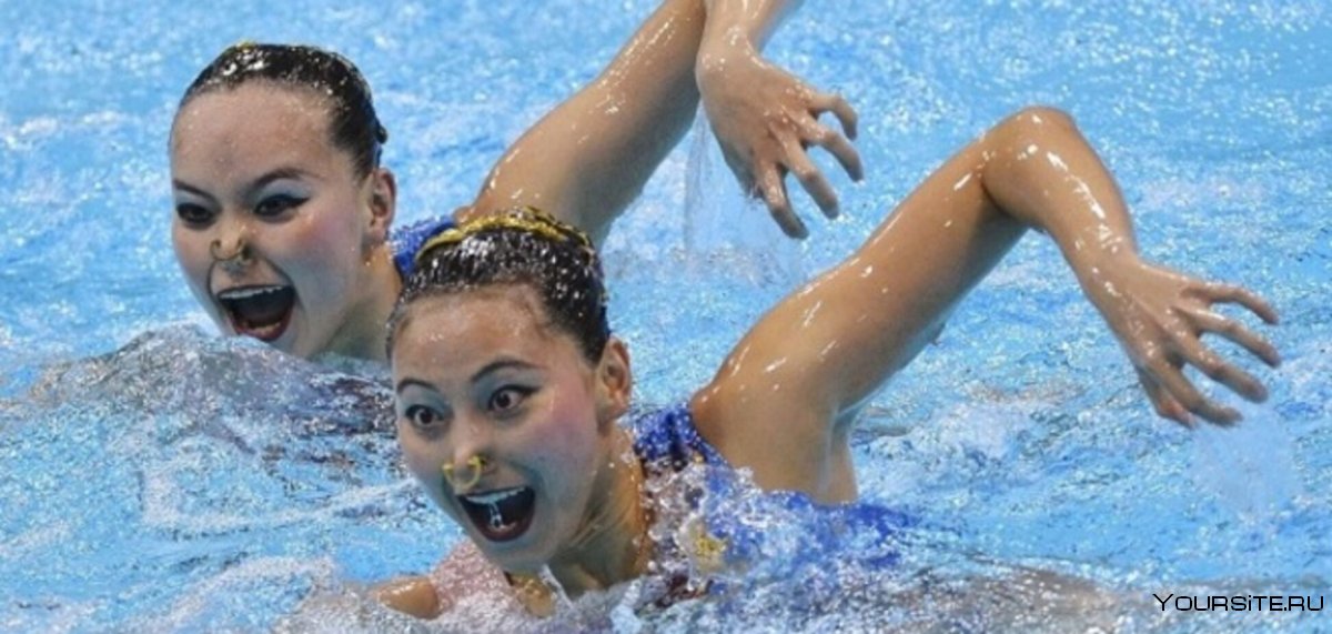 Елена Азарова синхронное плавание