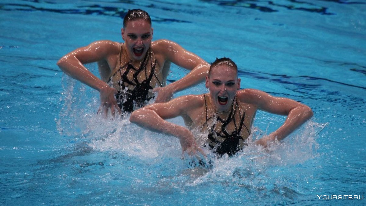 Выступление синхронисток на Олимпиаде в Токио 2021 Россия