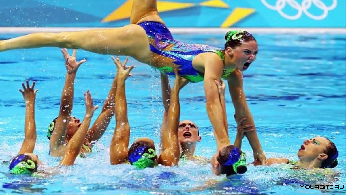 Синхронное плавание олимпиада 2021 в Токио