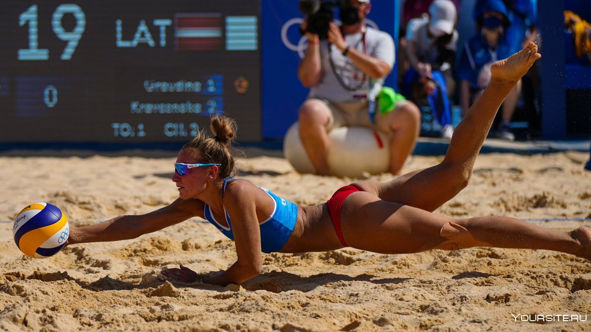 Летние игры пляжный волейбол женщины Россия Австралия