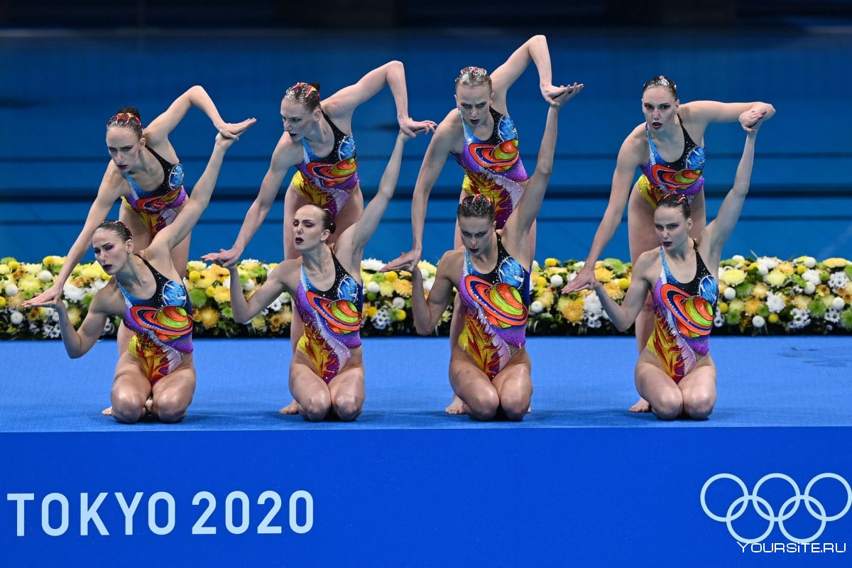 Синхронное плавание Российская команда Токио 2020