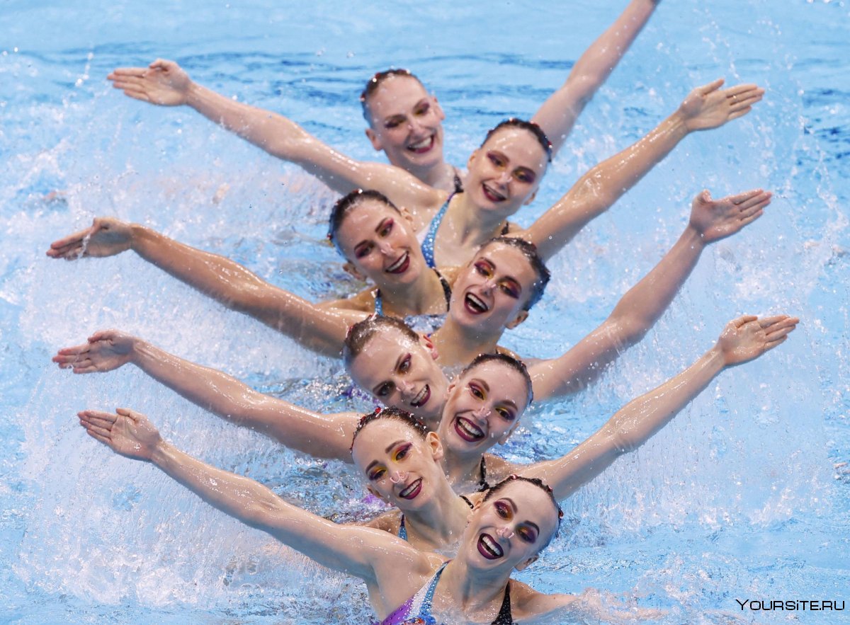Российская сборная по синхронному плаванию в Токио