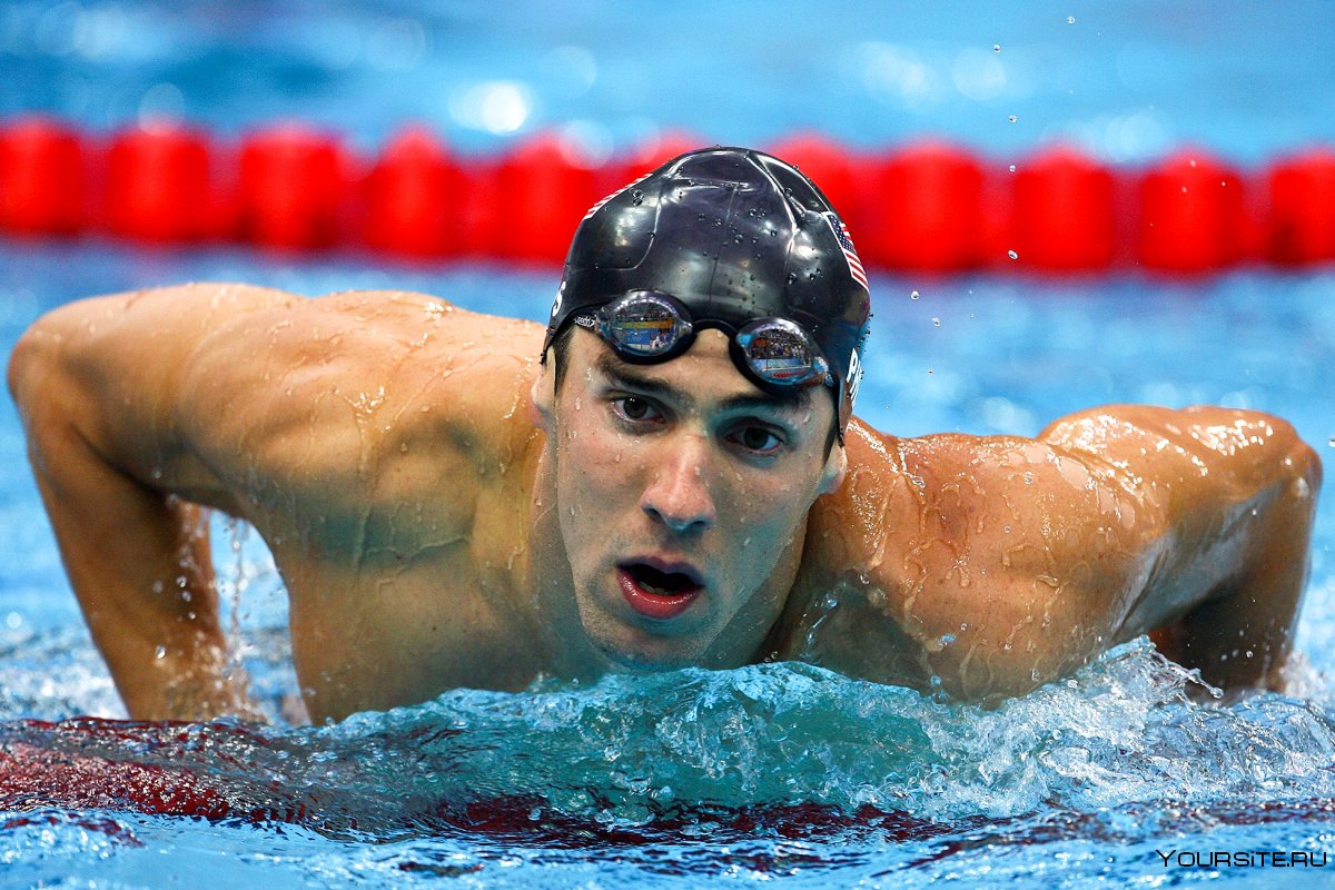 Чемпион мира по плаванию американец Майкл Фелпс