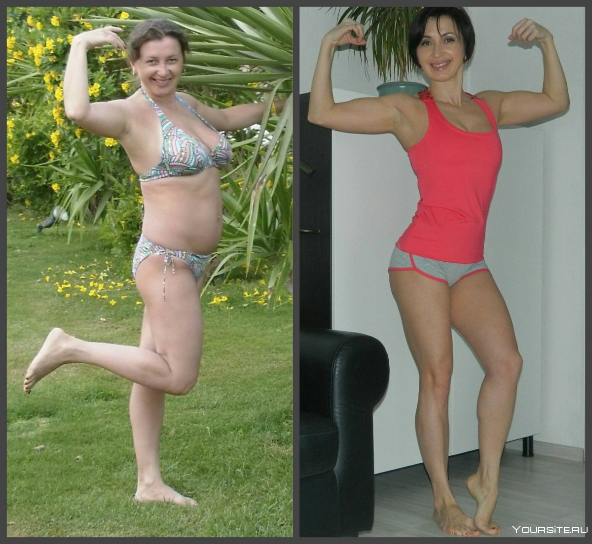 Бег — результаты до и после тренировки для похудения