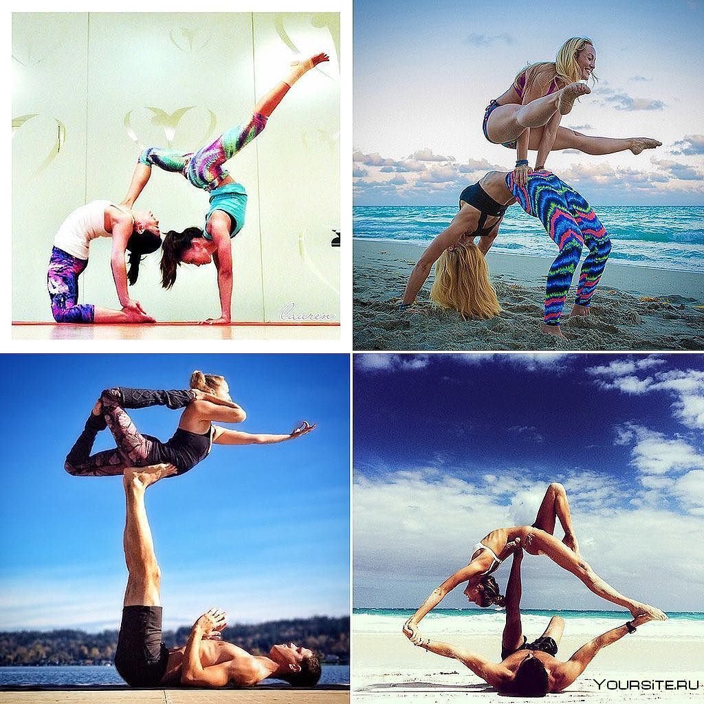 Парная гимнастика для начинающих и парная йога