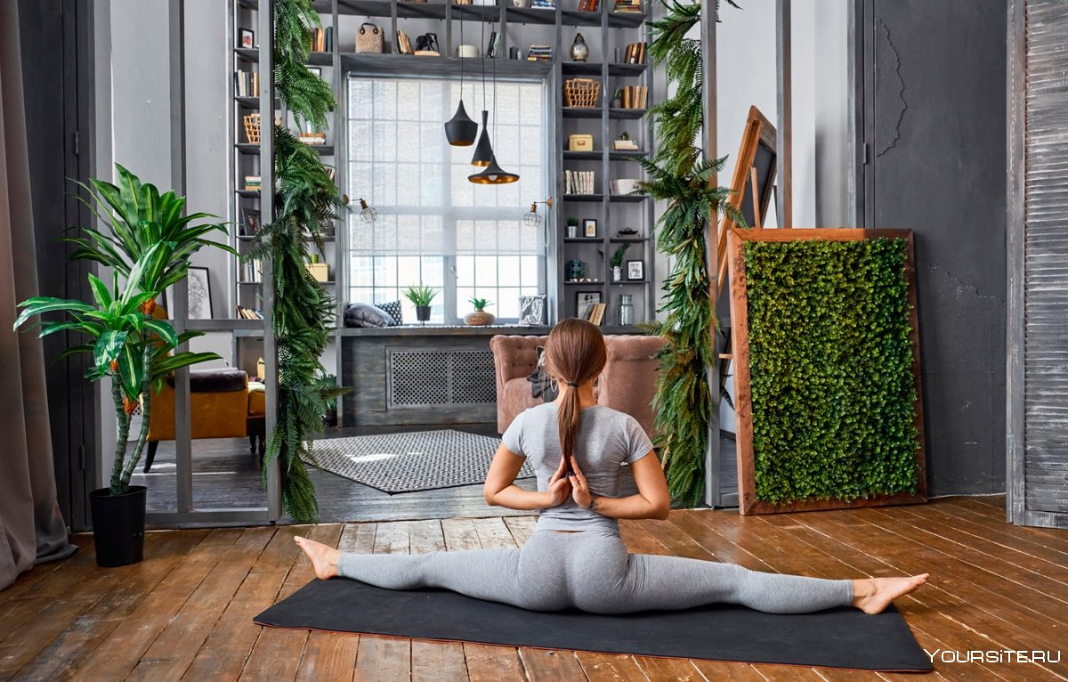 Место для йоги в квартире