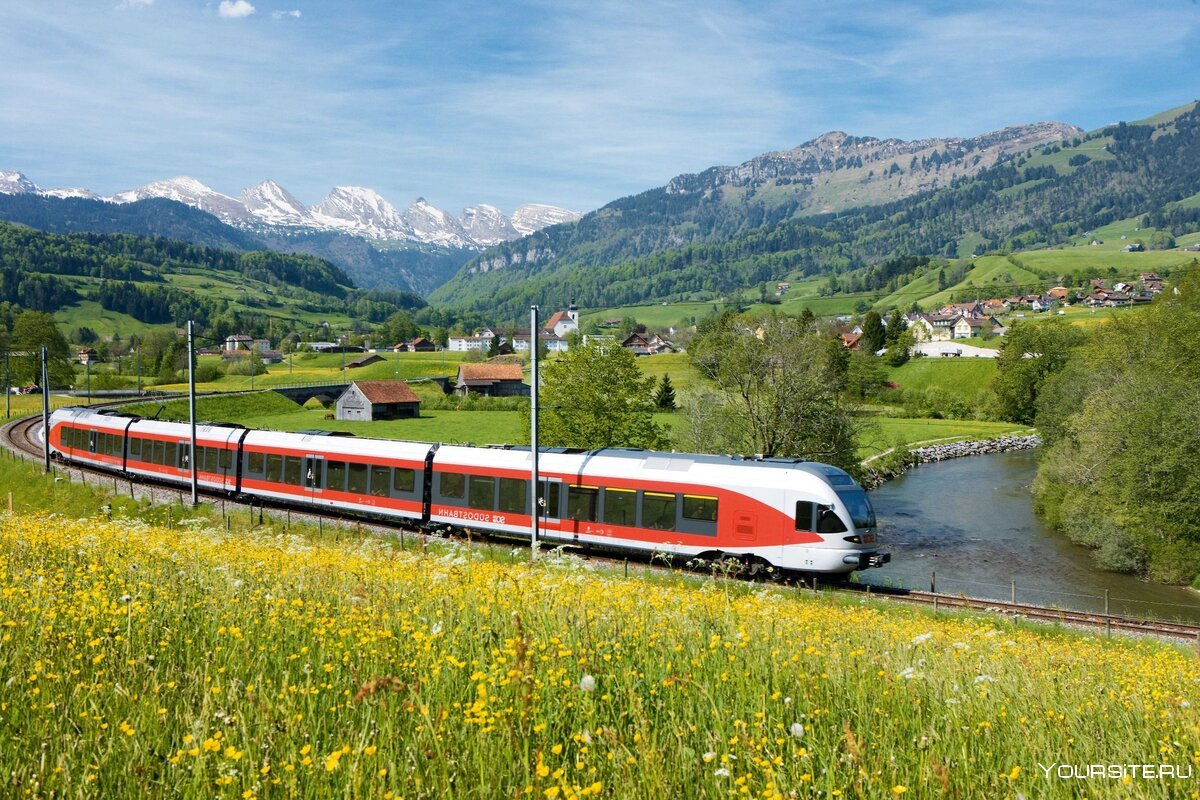 Швейцария железная дорога