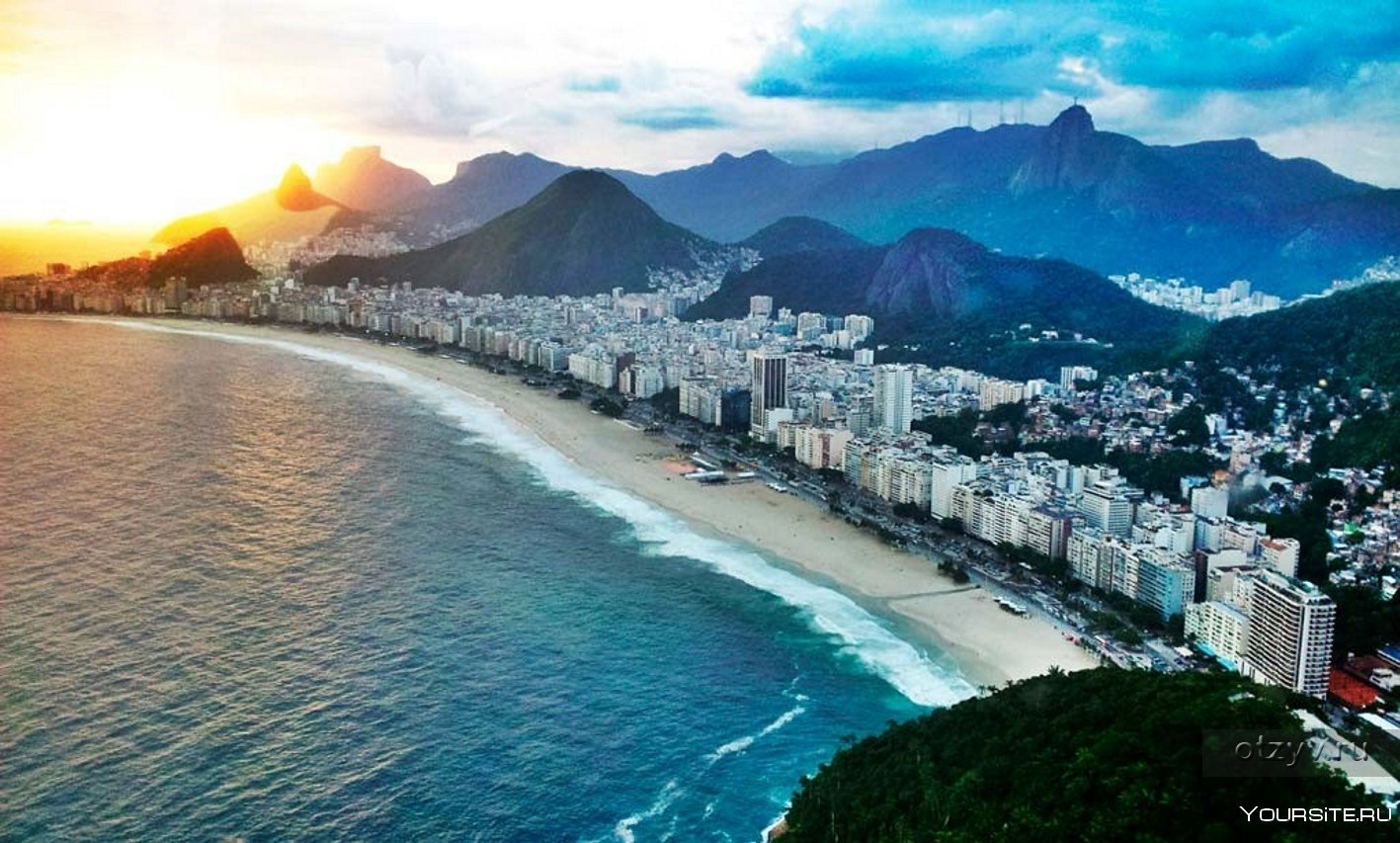 Бразилия омывается океанами