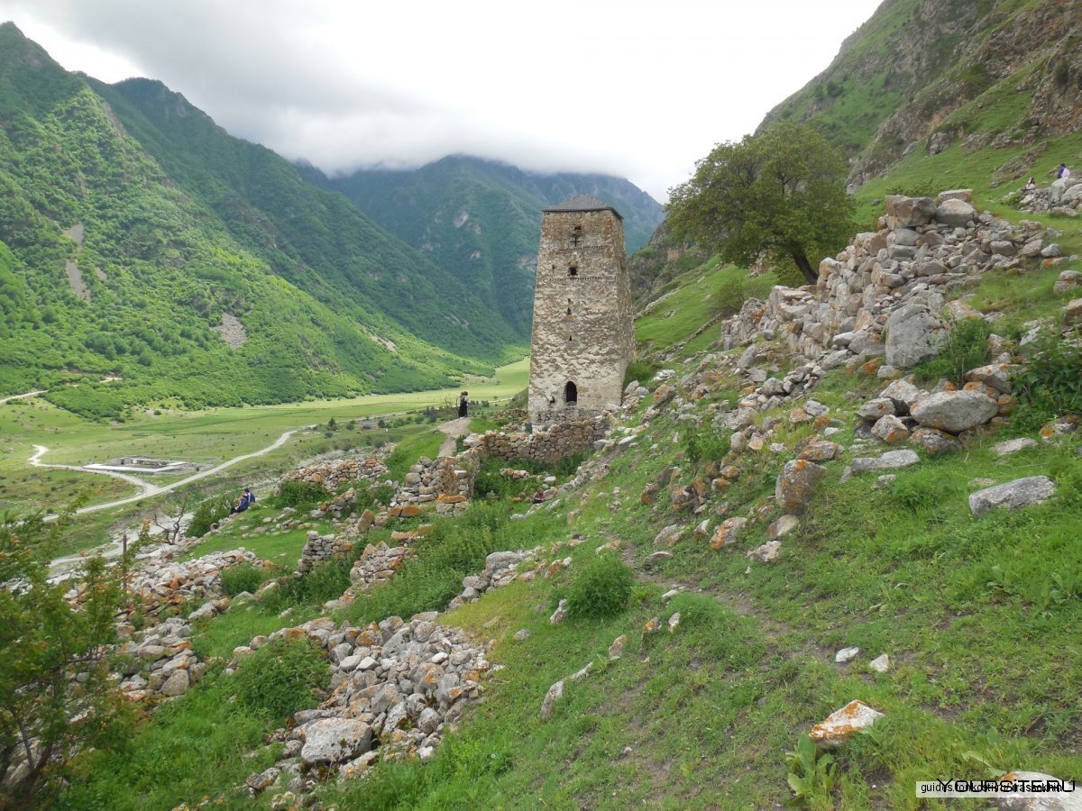 Село «верхняя Балкария» в Черекском ущелье