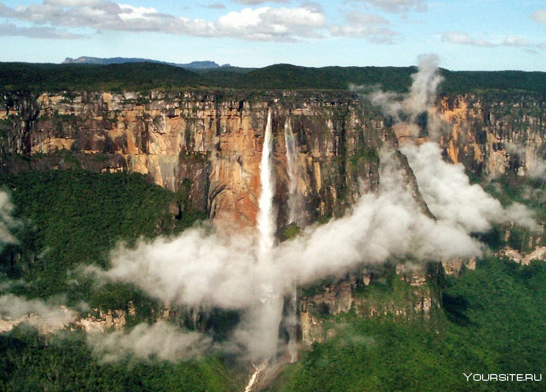 Самый высокий водопад Анхель